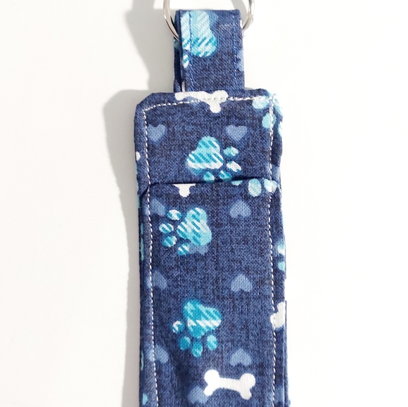 Chapstick Holder, Lighter Holder, Keyring Holder, Paw Prints - Picture 3 of 3